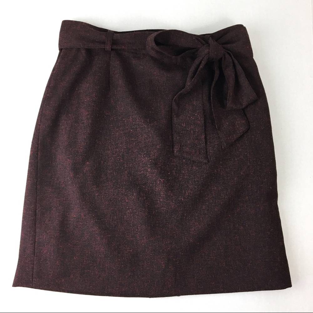 Black label Saks fifth avenue waist tie skirt